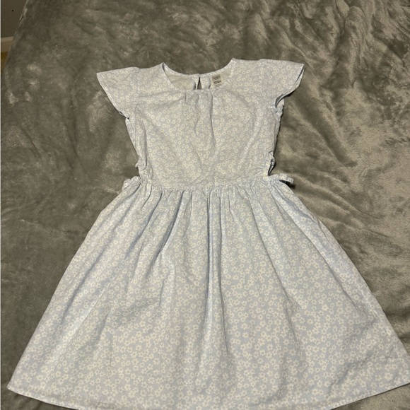 Carter's Other - Carter's Blue Ruffled Sundress with Cap Sleeves